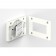 iPod Touch, Mounted onto EU / International Gangbox - VidaMount On-Wall Enclosure Mount - White [Landscape, Assembly View]