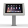 Fixed Desk/Wall Surface Mount - iPad 2, 3 & 4 - Light Grey [Front View]