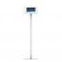 Fixed VESA Floor Stand - iPad Air 1 & 2, 9.7-inch iPad Pro - White [Full Front View]