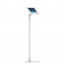 Fixed VESA Floor Stand - iPad Air 1 & 2, 9.7-inch iPad Pro - White [Full Front Isometric View]