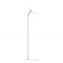 Fixed VESA Floor Stand - 11-inch iPad Pro - White  [Full Side View]