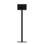 Fixed VESA Floor Stand - iPad 2, 3 & 4 - Black [Full Back View]