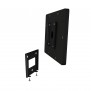 Permanent Fixed Glass Mount - iPad Air 1 & 2, 9.7-inch iPad Pro - Black [Assembly View 1]