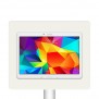 Fixed VESA Floor Stand - Samsung Galaxy Tab 4 10.1- White [Tablet Front 45 Degrees]