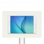 Fixed VESA Floor Stand - Samsung Galaxy Tab A 8.0 - White [Tablet Front 45 Degrees]