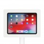 Fixed VESA Floor Stand - 11-inch iPad Pro - White  [Tablet Front 45 Degrees]