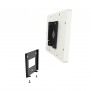 Permanent Fixed Glass Mount - Samsung Galaxy Tab E 9.6 - White [Assembly View 1]