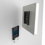 Fixed Slim VESA Wall Mount - Microsoft Surface 3 - White [Assembly View 1]