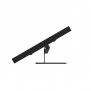 Adjustable Tilt Surface Mount - iPad 2, 3 & 4 - Black [Side View -45 Degrees]