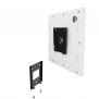Permanent Fixed Glass Mount - 12.9-inch iPad Pro 3rd Gen - White [Assembly View 1