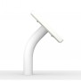 Fixed Desk/Wall Surface Mount - Samsung Galaxy Tab E 9.6 - White [Side View]