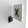 Tilting VESA Wall Mount - iPad 2, 3, 4 - White [Assembly View 1]