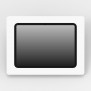 Flippable Desk Stand Enclosued iPad Air 1, Air 2, Pro 9.7, & iPad 9.7 (5th / 6th Gen) [Front Tilted View] - White