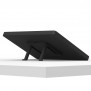 Foldable Kick Stand Enclosed iPad 2, 3 & 4 Mount [Back Iso View] - Black