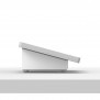 Fixed Tilted 15° Desk / Surface Mount - iPad Mini (6th Gen) - White [Side View]