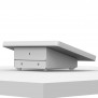 Fixed Tilted 15° Desk / Surface Mount - iPad Mini (6th Gen) - White [Back Isometric View]