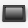 Foldable Kick Stand Enclosed iPad Air 1, Air 2, Pro 9.7, & iPad 9.7 (5th / 6th Gen) Mount [Front Tilted View] - Black
