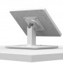 Portable 360  Rotating & Tilting Enclosed iPad Air 1, Air 2, Pro 9.7, & iPad 9.7 (5th / 6th Gen) Stand [Rear Iso View] - White