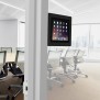 Removable Tilting Glass Mount - iPad 2, 3, 4 - Black [Isometric View]