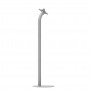 Fixed VESA Floor Stand - Light Grey [Full Back Iso View]