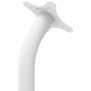 Fixed VESA Floor Stand - VESA Mount Detail - White