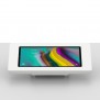 Fixed Tilted 15° Desk / Surface Mount - Samsung Galaxy Tab S5e 10.5 - White [Front Tilted View]