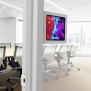 Permanent Fixed Glass Mount - 12.9-inch iPad Pro 4th Gen - Light Grey [Isometric View]