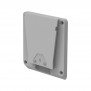 VESA 100 / Wall VidaMount® ChargeDOCK™ - Male Part - Light Grey [Back Isometric View]