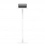 Enclosed Samsung Galaxy Tab A11+ 11" Fixed Floor Stand [Front Ortho View] - White