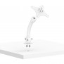 On-Surface Mounting Detail | Flexible Desk / Table Mounting Bracket [Front Iso View] - White