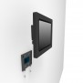Disassembled View | Fixed Enclosed Microsoft Surface Pro 12 Wall Mount [Side Iso View] - Black