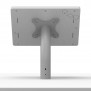 Fixed Enclosed Samsung Galaxy Tab A11+ 11" Desk / Table Surface Mount [Rear Ortho View] - Light Grey