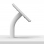 Fixed Enclosed Samsung Galaxy Tab A11+ 11" Desk / Table Surface Mount [Side Ortho View] - White