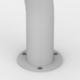 On-Surface Mounting Detail | Fixed Desk / Table Mount [Zoomed in Detail View] - White