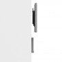 Disassembled View | Enclosed 10.2" iPad 7th, 8th & 9th Gen EZ ChargeDOCK Wall Mount [Side Ortho View] - Light Grey