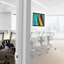 Removable Tilting Glass Mount - Samsung Galaxy Tab S5e 10.5 - White [Isometric View]