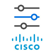 Cisco Logo with Settings and Configuration icon