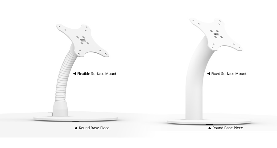 Flexible or Fixed Surface Mount Install