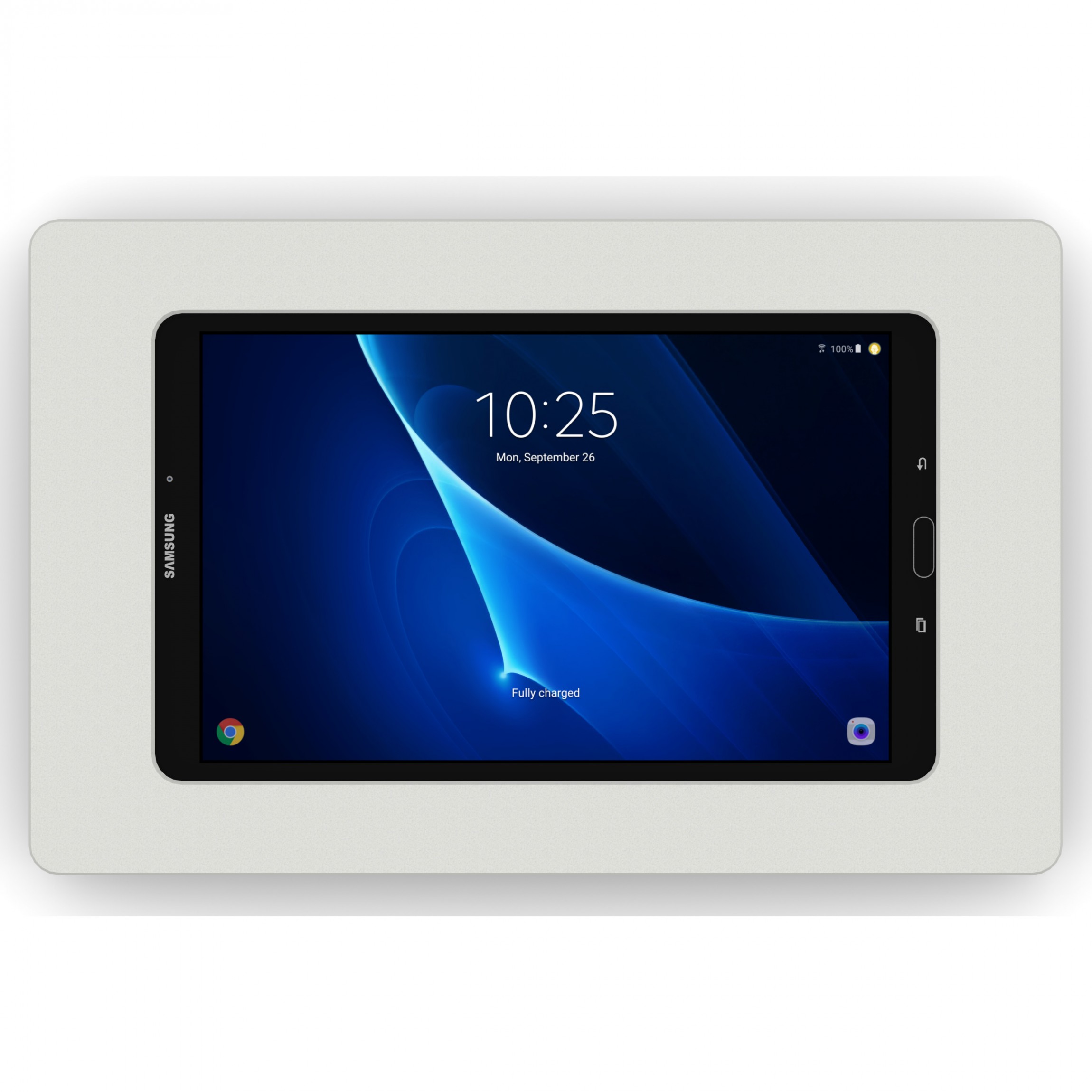 VidaMount Fixed Slim Wall Samsung Galaxy Tab A 10.1 Mount - Light Grey