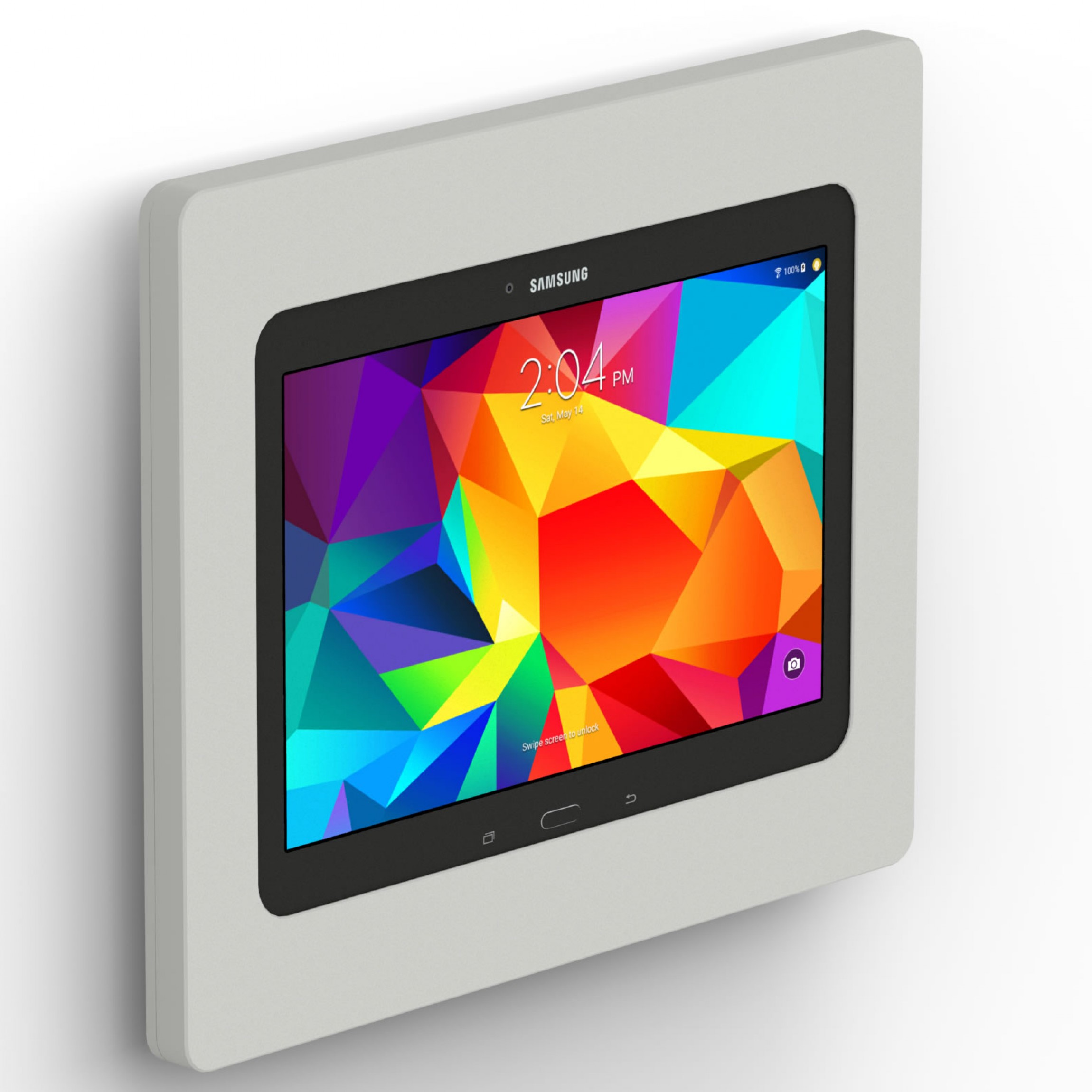 discontinued samsung galaxy tab 4 10 1 light grey enclosure w fixed slim vesa wall mount