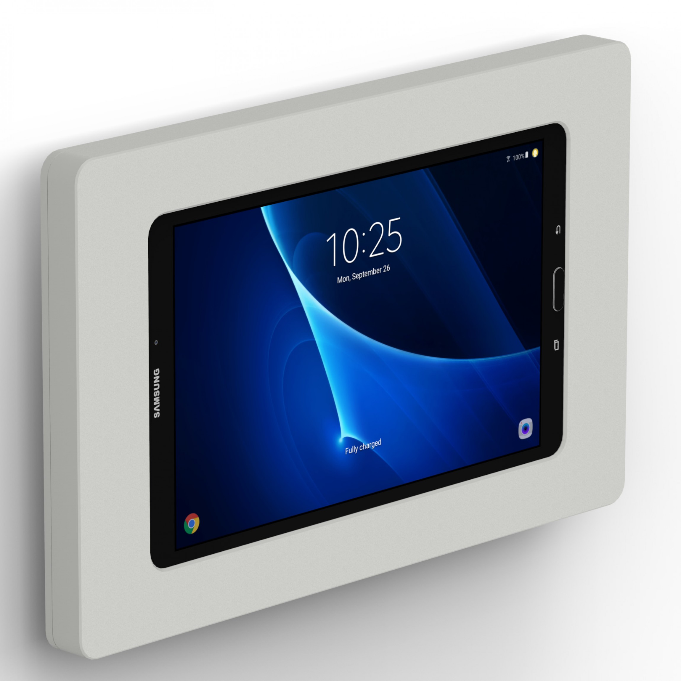 Sport Site lijn Talloos VidaMount Fixed Slim Wall Samsung Galaxy Tab A 10.1 Tablet Mount - Light  Grey