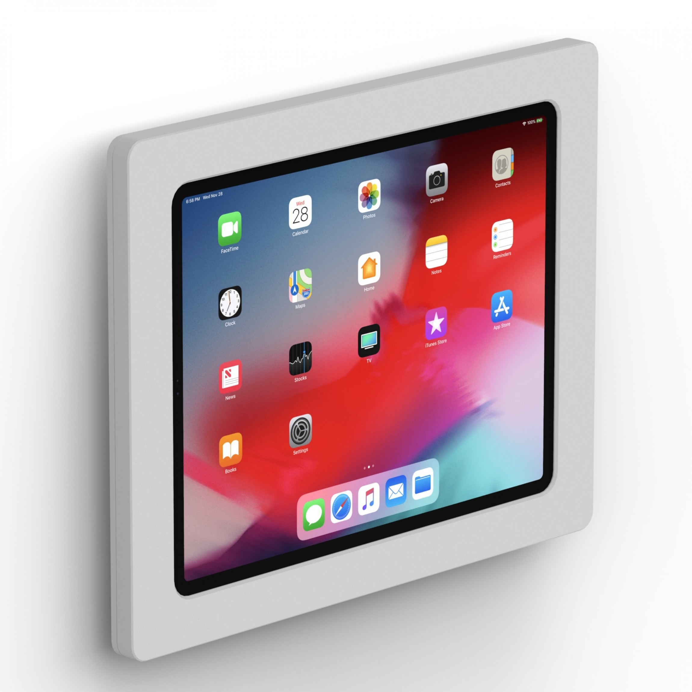 Vidamount Fixed Slim Wall 12 9 Inch Ipad Pro 3rd Gen Tablet Mount Light Grey Vidamount Fixed Slim Wall 12 9 Inch Ipad Pro 3rd Gen Tablet Mount Light Grey
