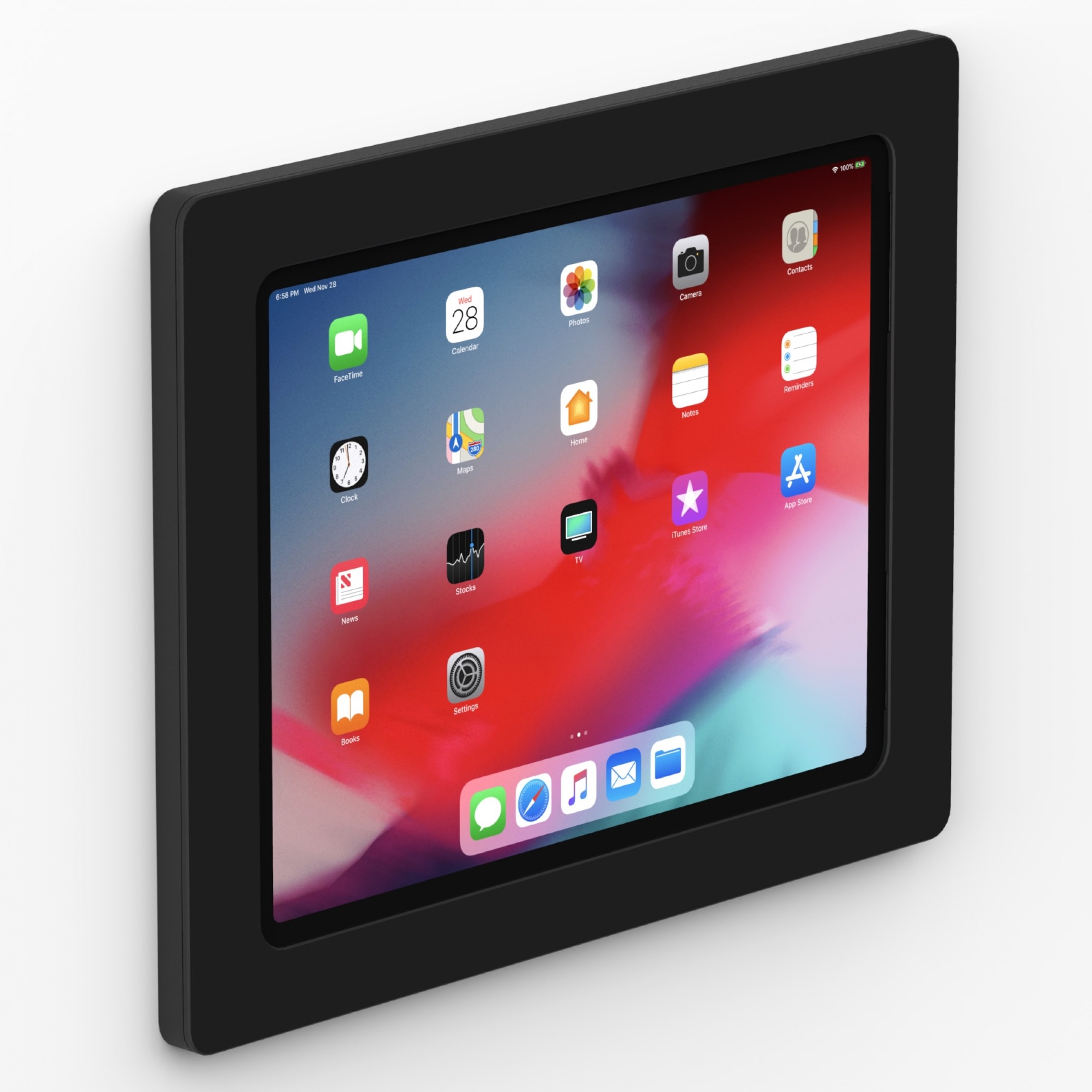 vidamount on wall tablet mount 12 9 inch ipad pro 3rd gen black end of life limited quantities