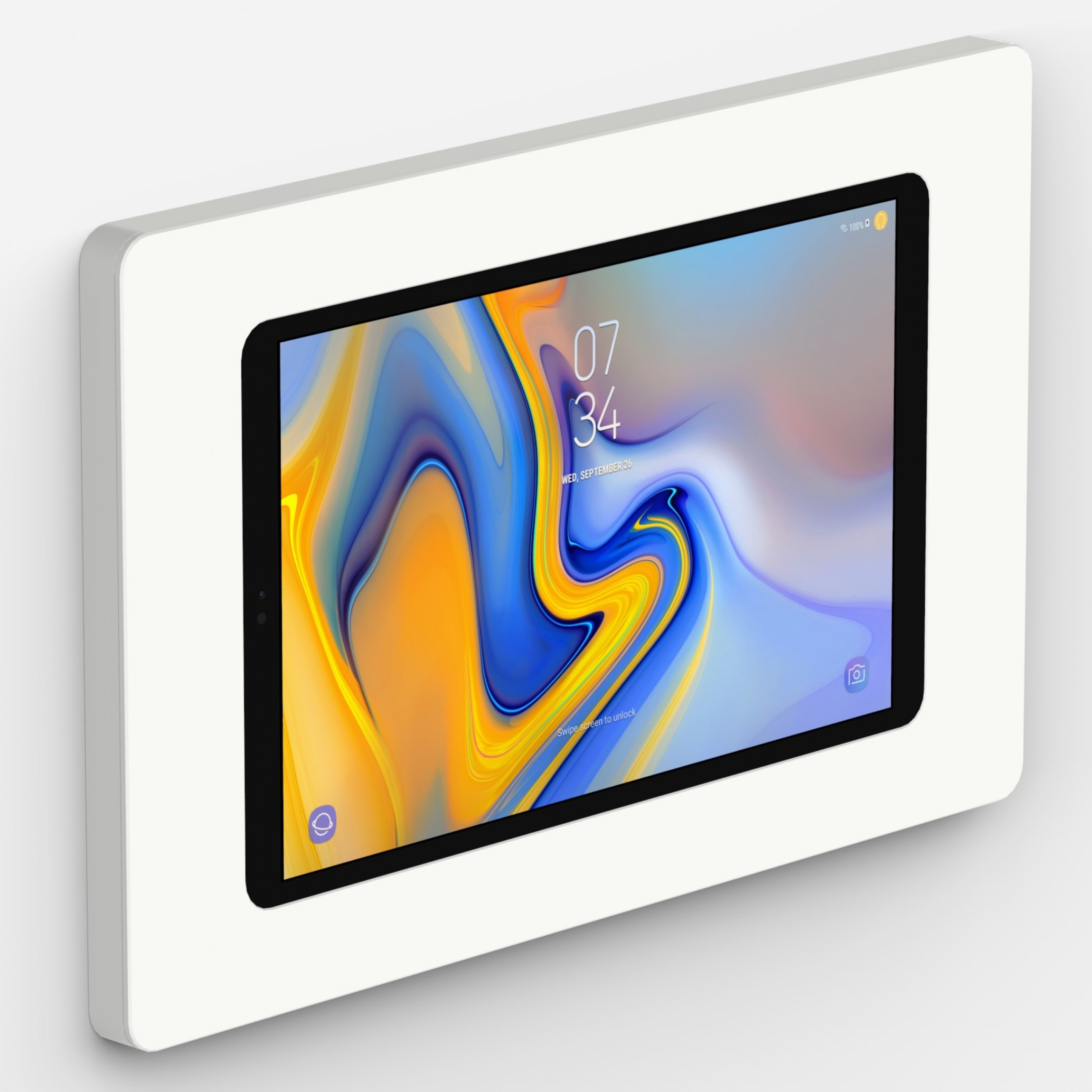 vidamount on wall tablet mount samsung galaxy tab a 10 5 white end of life limited qty