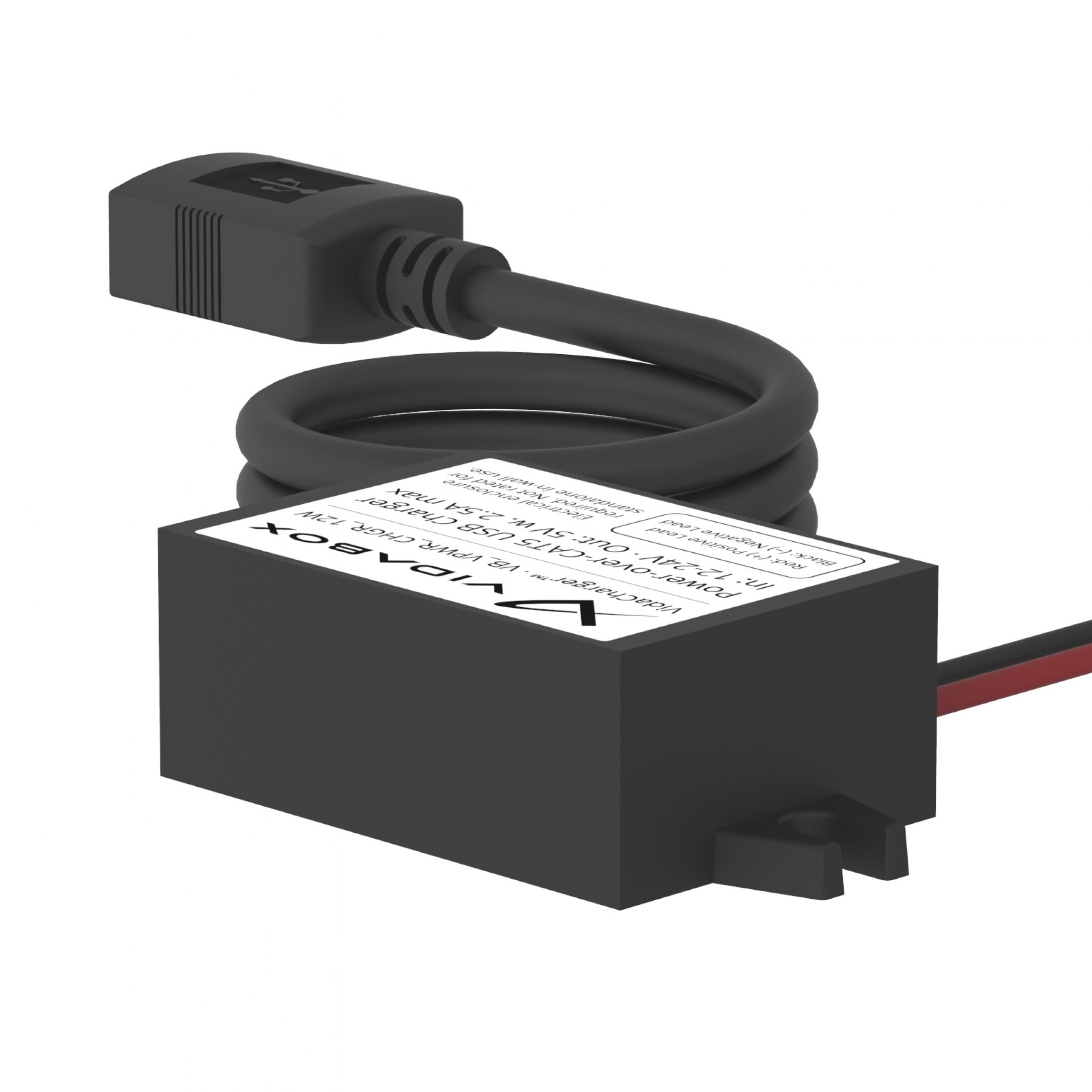 24V VidaCharger CAT5/PoE to USB Power Adapter