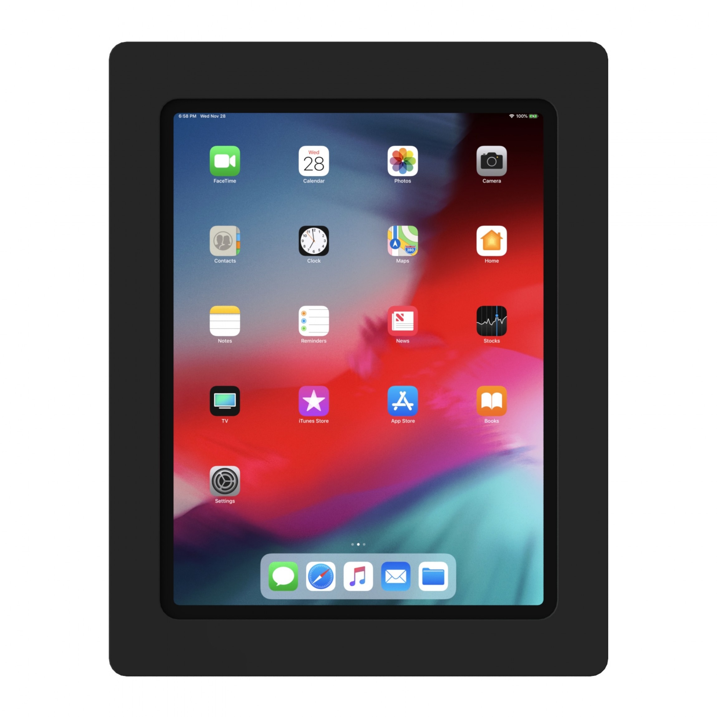 vidamount on wall tablet mount 12 9 inch ipad pro 3rd gen black end of life limited quantities