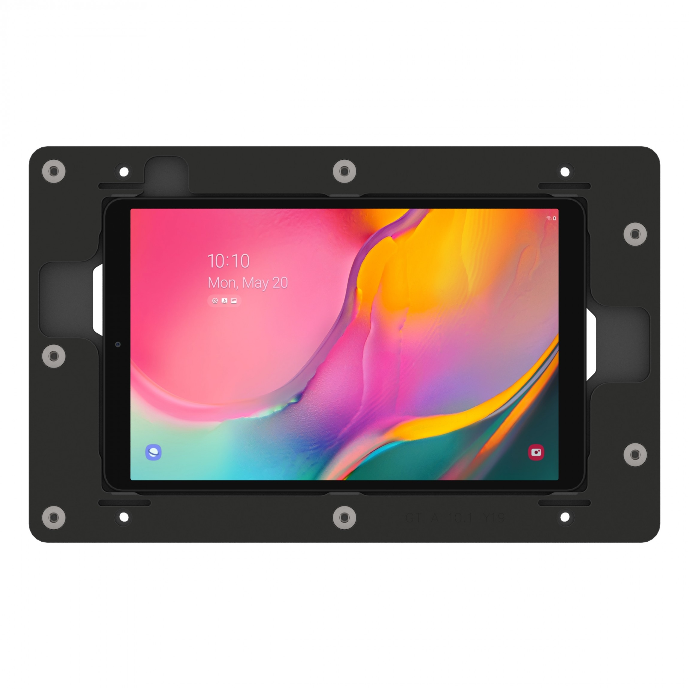 vidamount on wall tablet mount samsung galaxy tab a 10 1 2019 version black