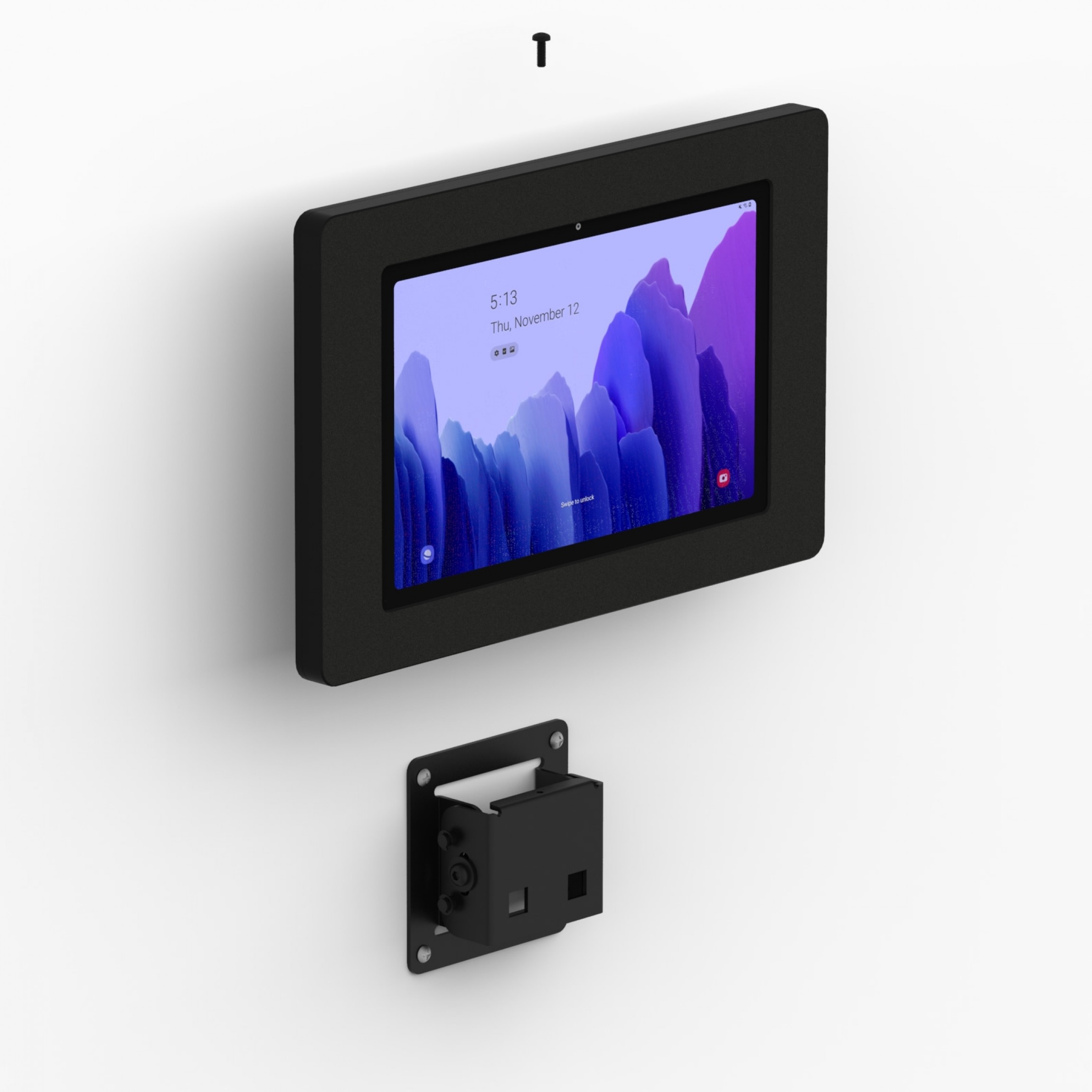 VidaMount Tilting Wall Samsung Galaxy Tab A7 10.4 Tablet Mount Black