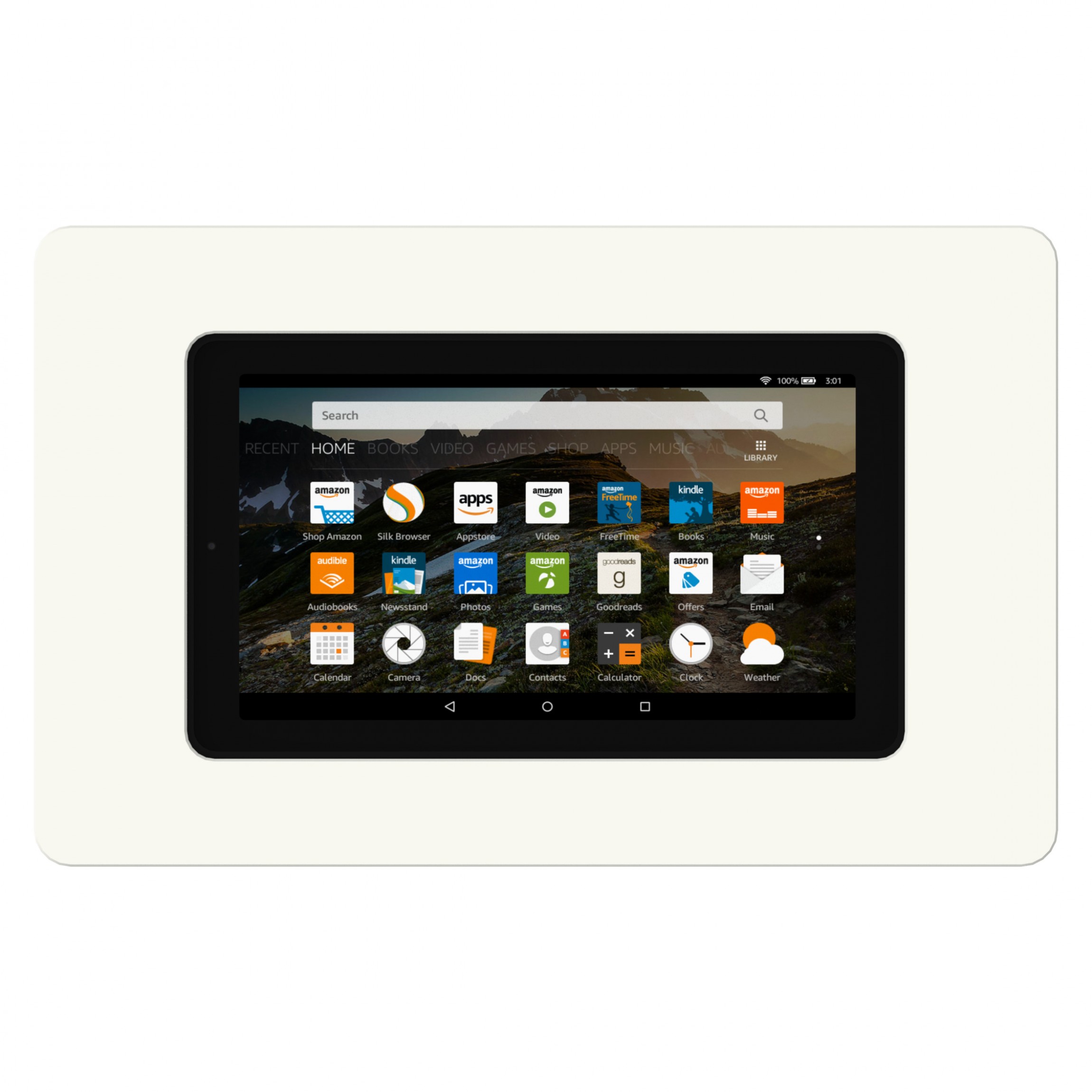 vidamount on wall tablet mount amazon fire 5th gen 7 white end of life limited quantities