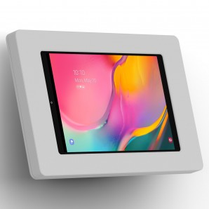 vidamount samsung galaxy tab a 10 1 2019 version light grey enclosure w fixed tilted 15 wall mount